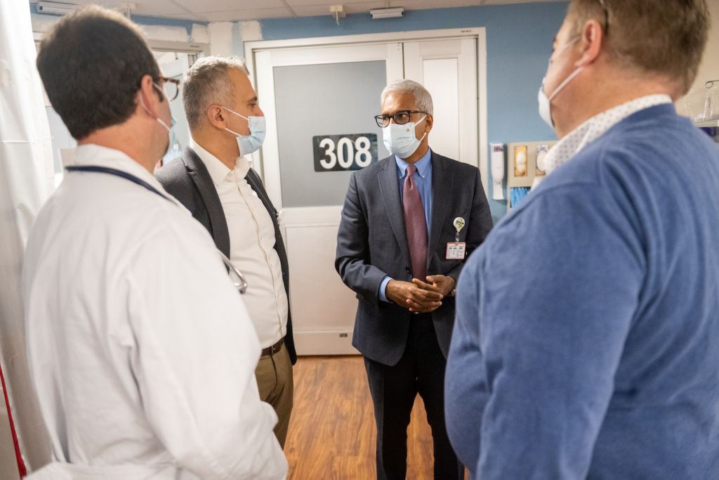 VM Health Network President and CEO, Sunny Eappen, MD, MBA visits CVMC